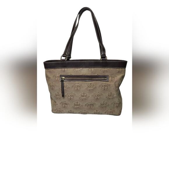 Dooney & Bourke Tan and Brown Vintage Bag - Picture 6 of 13